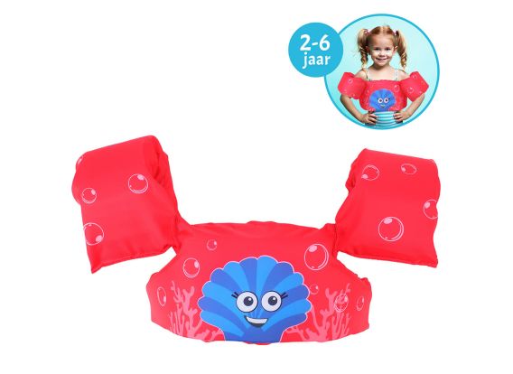 Comfortpool Floaty Friends puddle jumper - Schelp | Kinderzwemvest | Praktisch en comfortabel